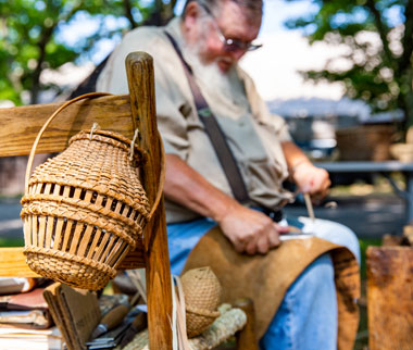 White Oak Basket Making at Shenandoah National Park